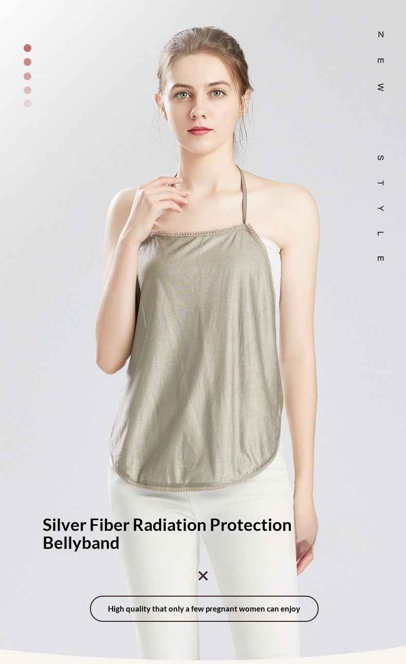 Womens Silver-fiber Camisole With Straps