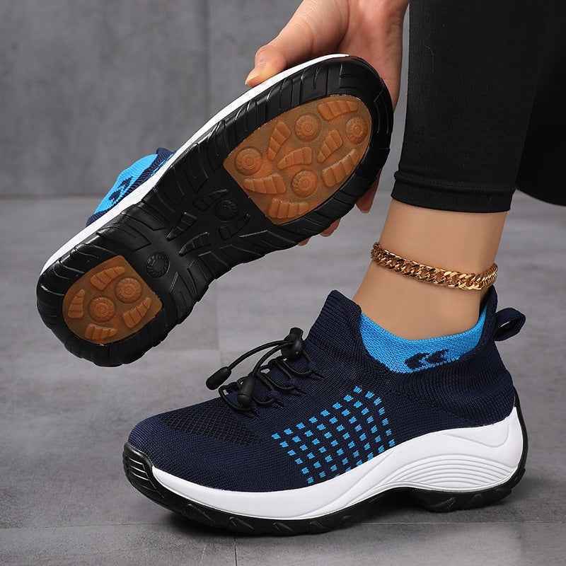 Rocker Sole Flyknit Sneakers — 7 Colours, EU 35–45