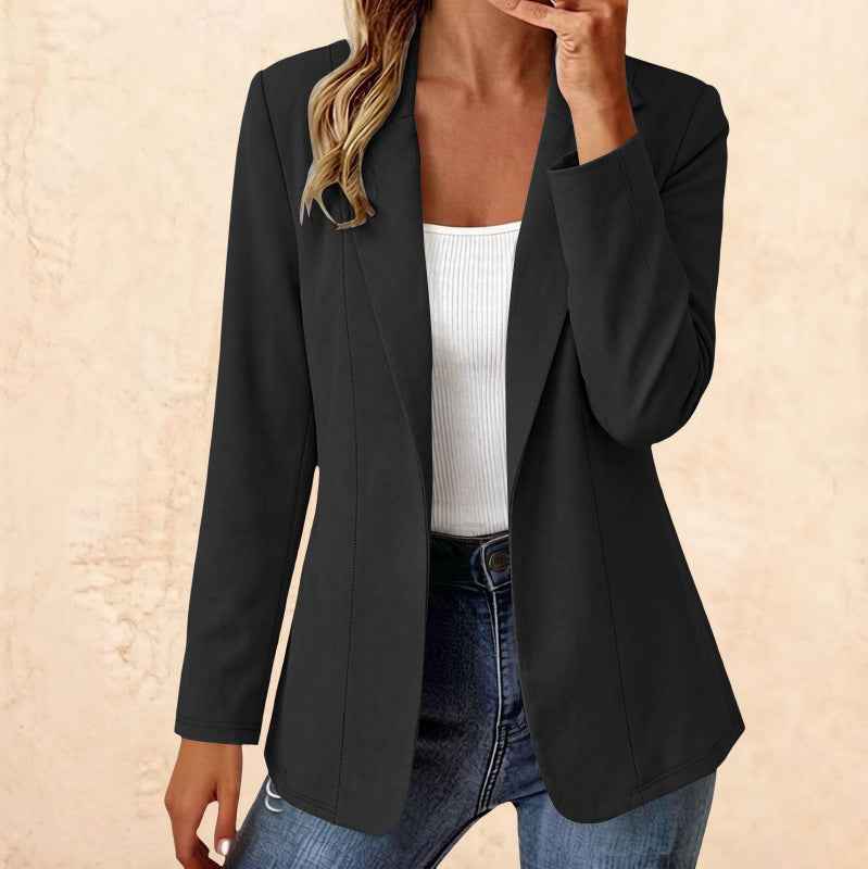 Long Open-Front Blazer – Slim Fit Coat | 8 Colours