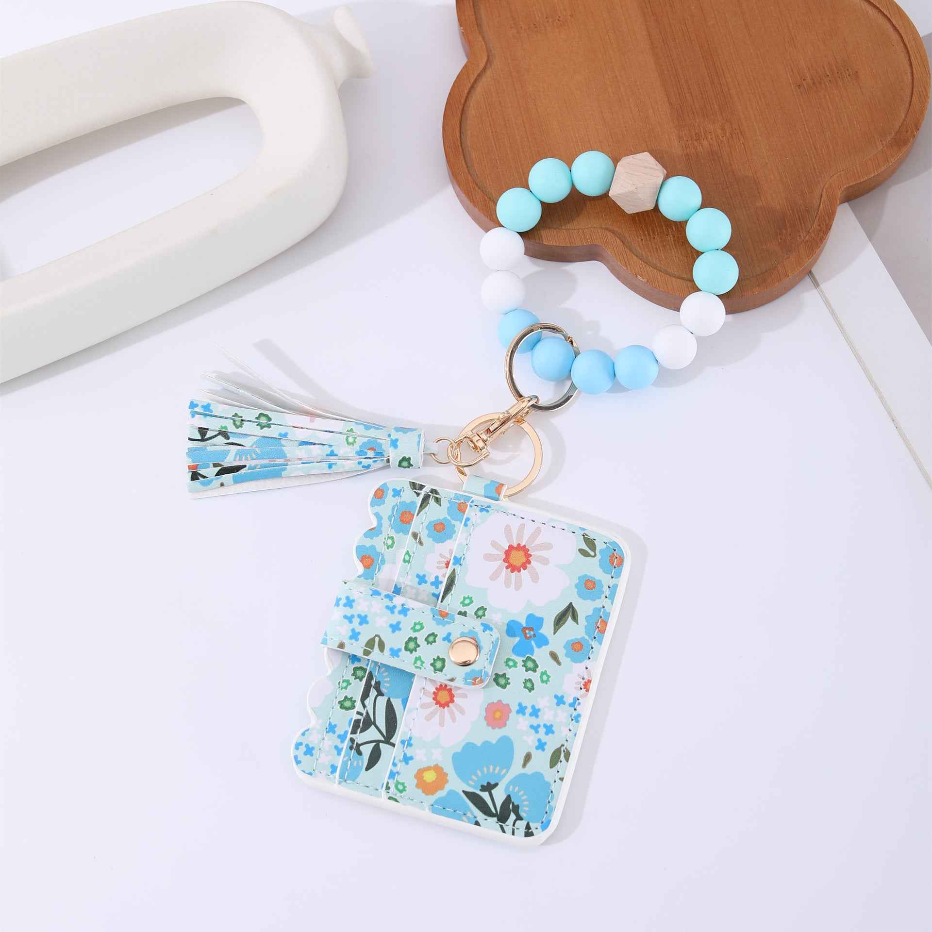 Women's Silicone Mini Wallet Keychain
