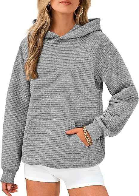 Women Fashion Hooded Sweatshirt, Casual Long Sleeve Pocket Hoodie