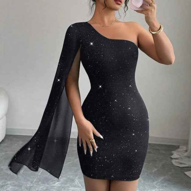 Elegant Waist-cinching Dress For Women