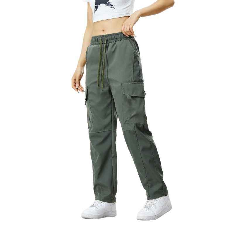 Wide-Leg Casual Trousers