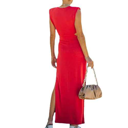 Womens Hollow-out Chic And Elegant Casual Dress
