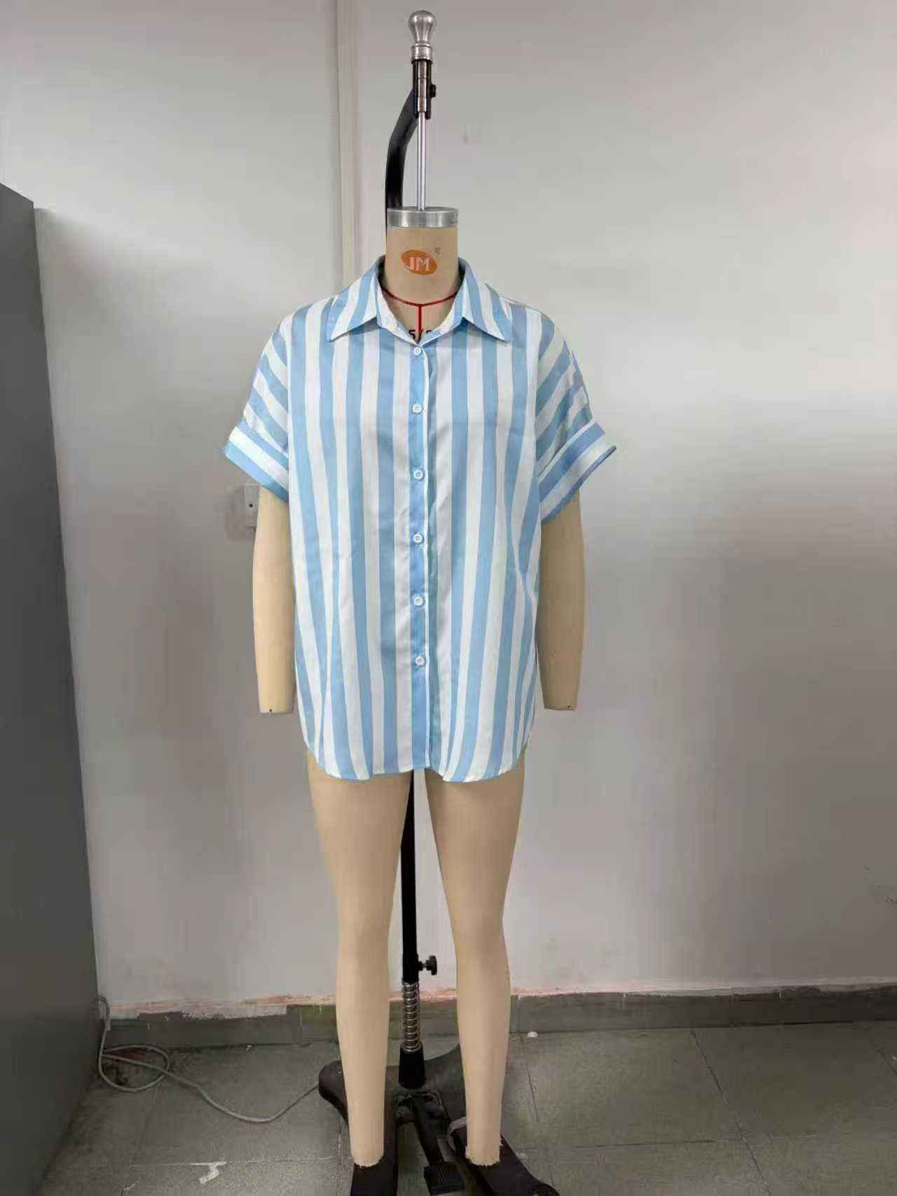 Womens Casual Short-sleeve Shirt