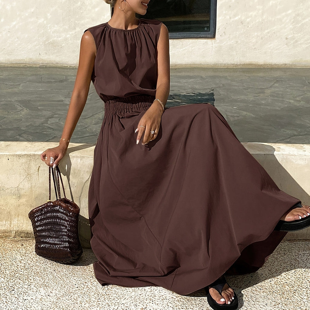 Sleeveless Top & Long Skirt Co-ord Set