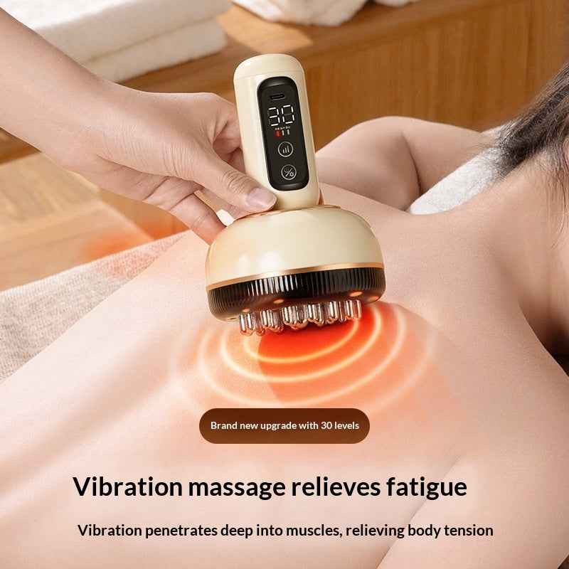 Electric Meridian Brush EMS Pulse Massager For Shoulder And Neck Relief