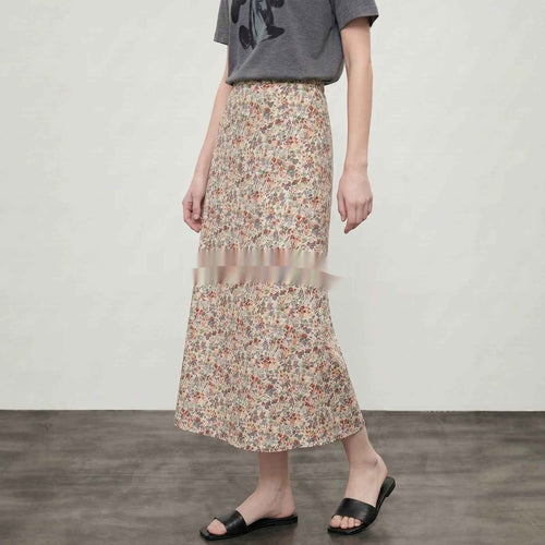 Classic Floral A-Line Skirt For Women