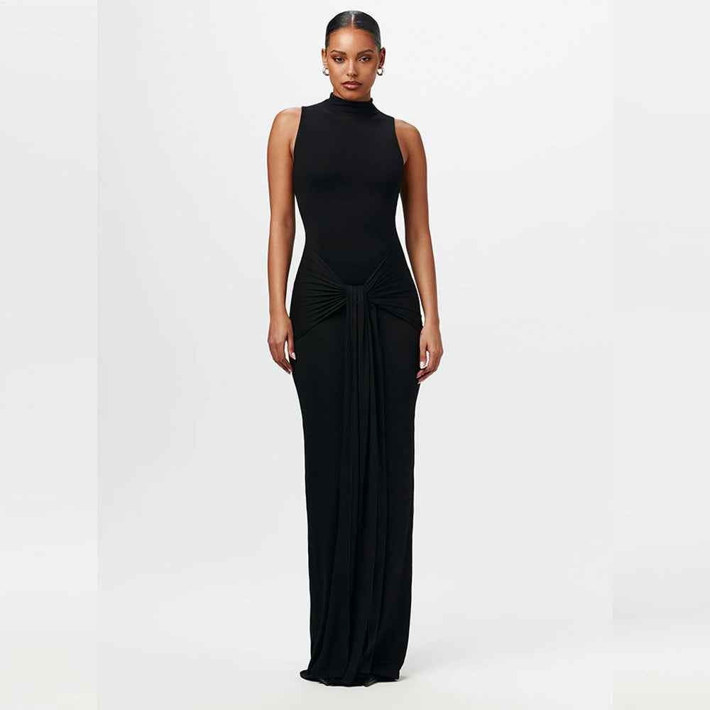 Women's Sleeveless High-Waist Bandage Bodycon Dress