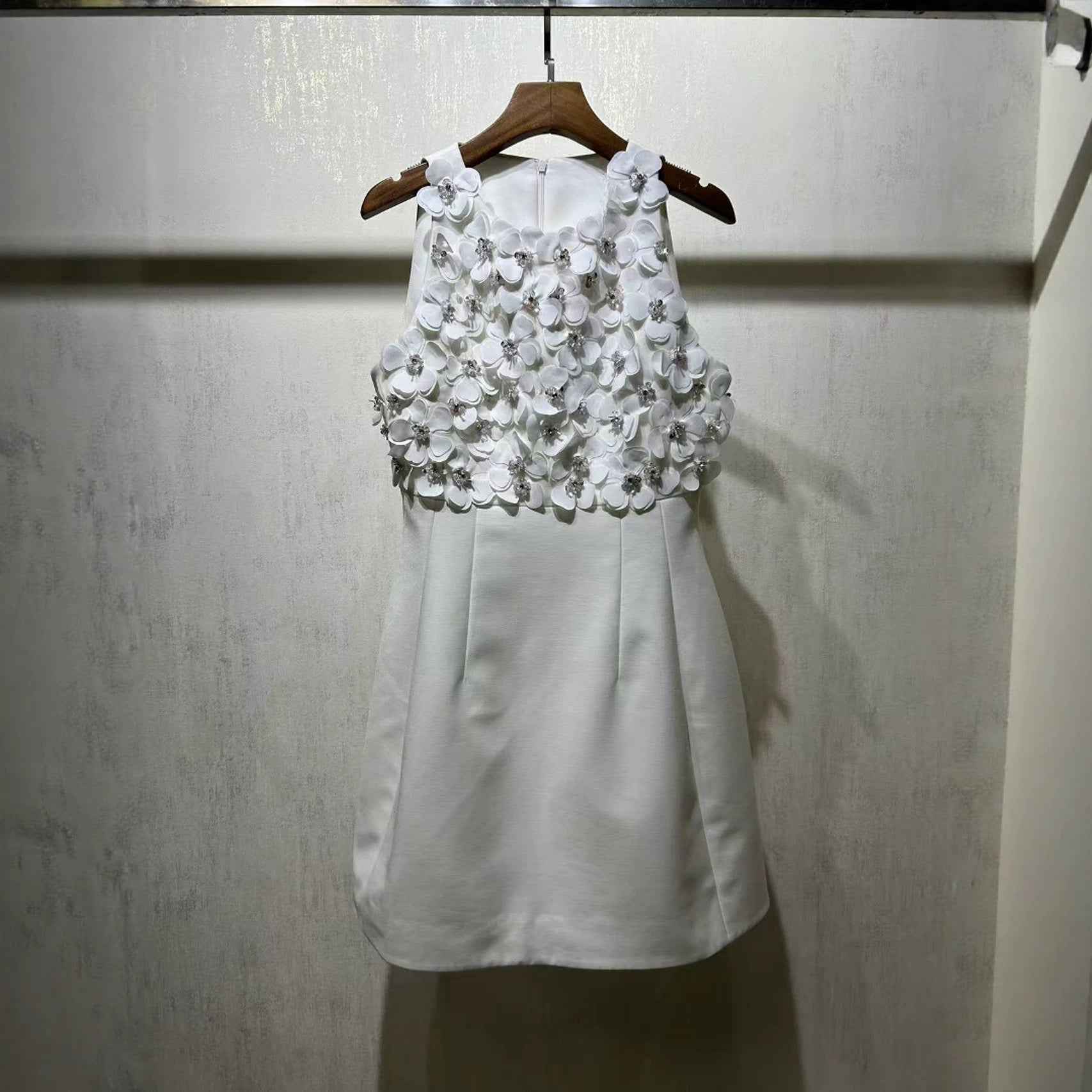 Womens Solid Color Casual Designer Sleeveless Dress
