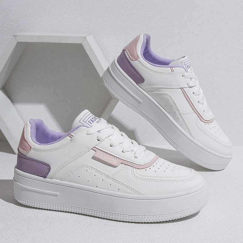 Women's Breathable Casual Sneakers — Non-Slip, Round Toe