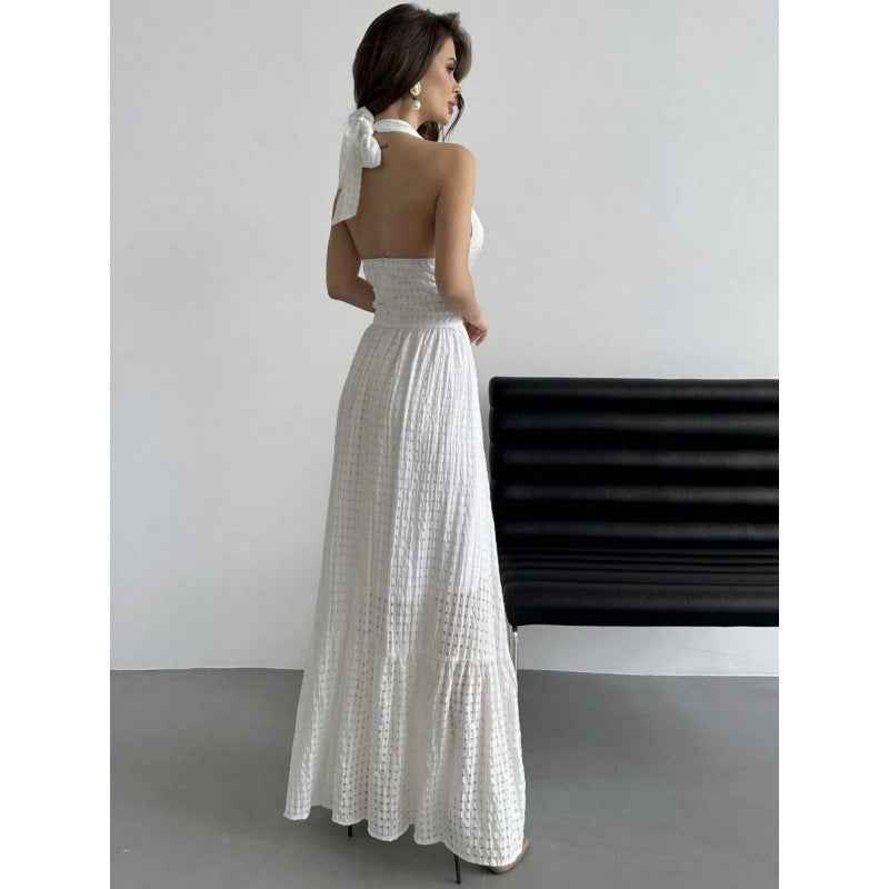 Womens  Summer New Elegant Slim-fit Dress