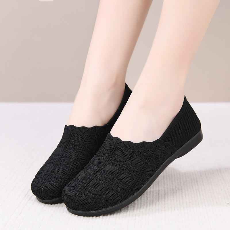 Flyknit Slip-On Sneakers — Breathable, Lightweight, 4 Colours