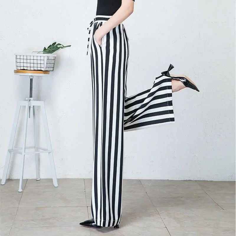 Lightweight Wide-leg Pants Loose-fit