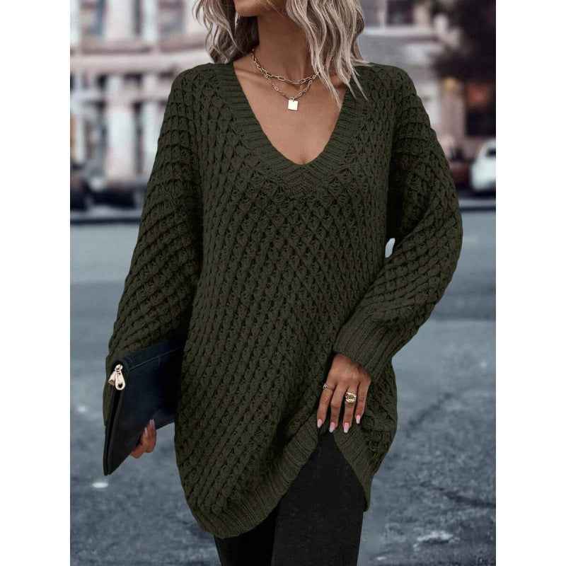 Women's Ultra-Thin Extra-Long Sleeve Strap Sweater — 5 Colours