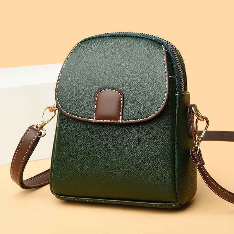 Oval PU Crossbody Bag — 5 Colours, 2 Strap Styles