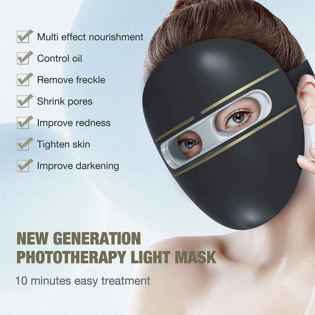 LED Spectrum Beauty Mask – Photon Therapy & Hot Compress