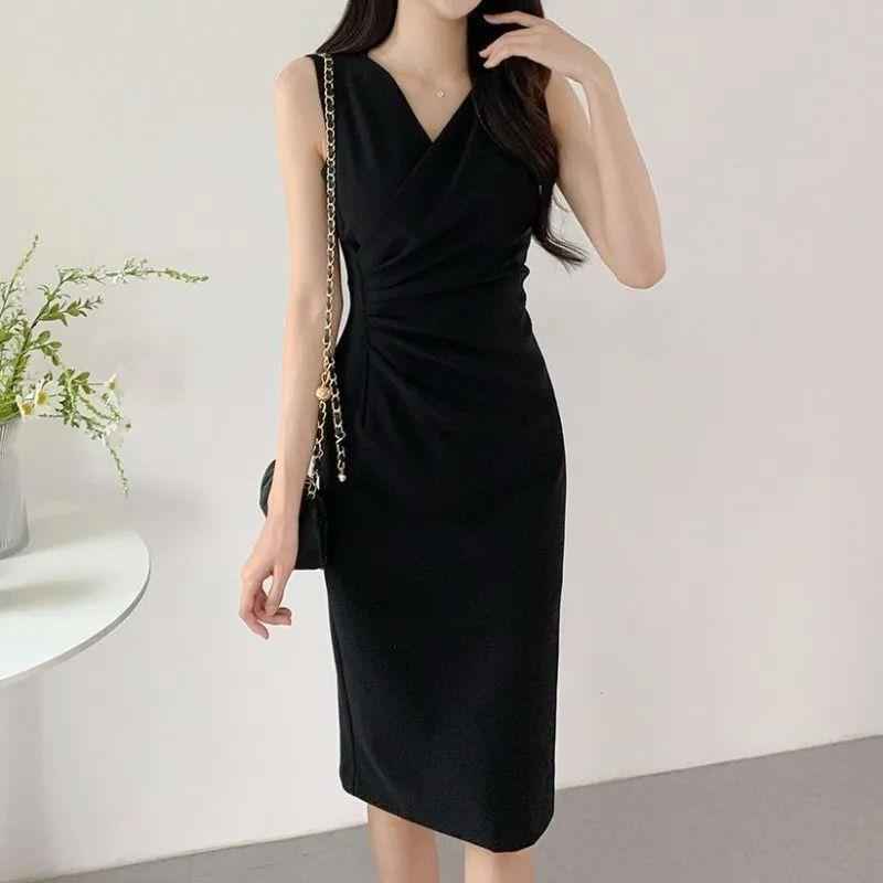 Women's High-Waist Bodycon Vest Dress