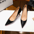 Side-cut Stiletto-heel Sexy Pointed-toe High Heels