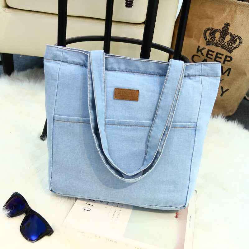Denim Bag New Style Simple And Fashionable Korean style Fresh And Clean