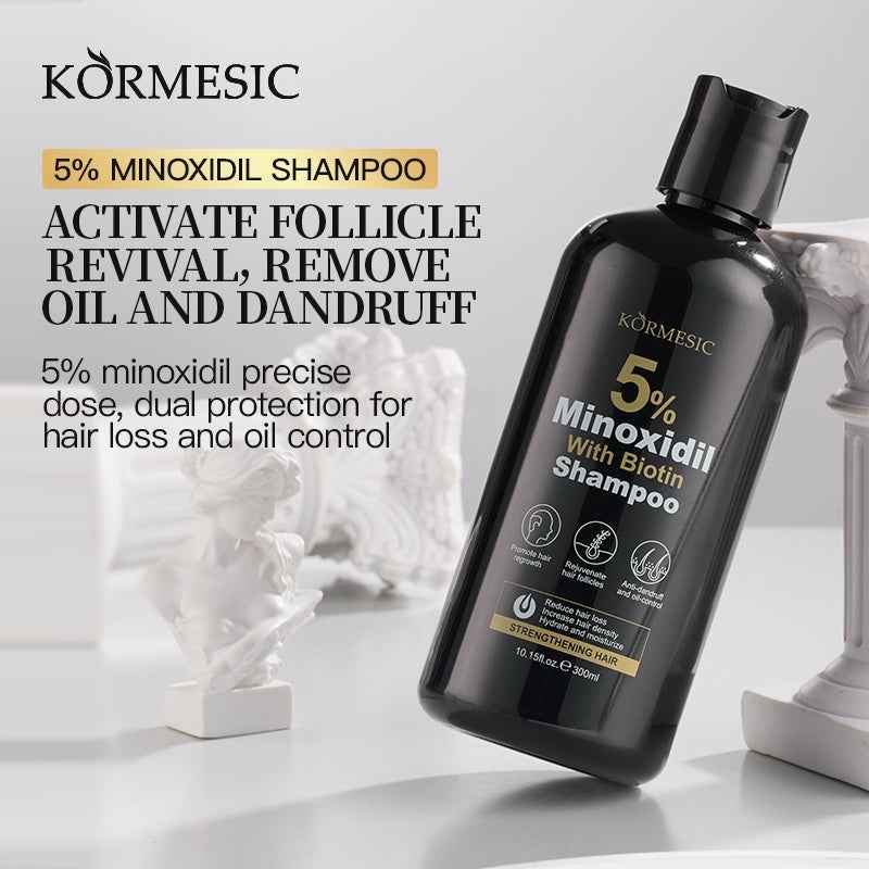 KORMESIC Minoxidil Shampoo – 300ml Hair Growth & Thickening Shampoo