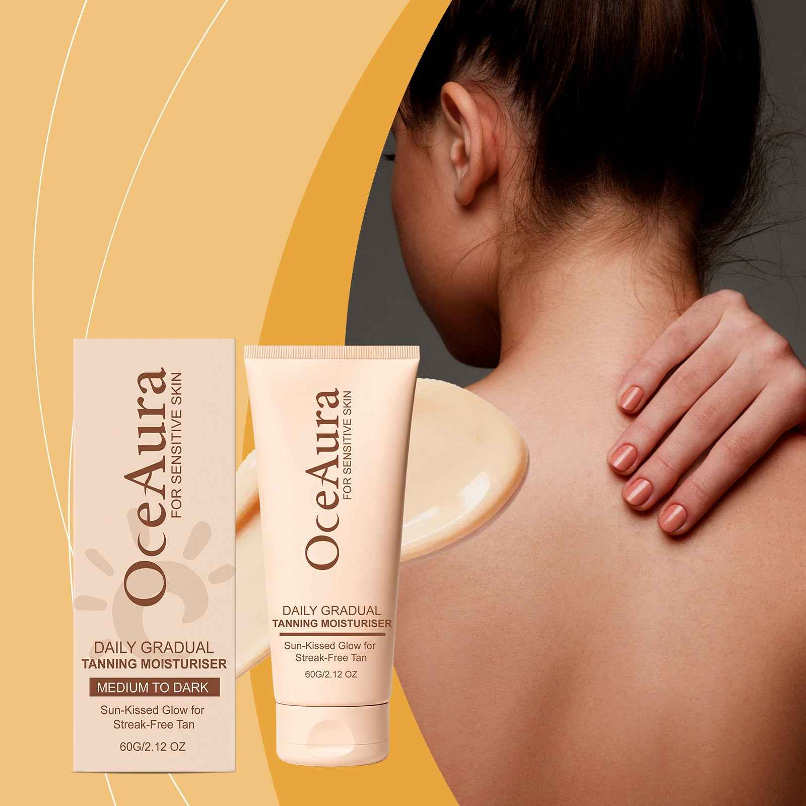 Self-Tanning & Moisturizing Body Lotion – Dark Glow
