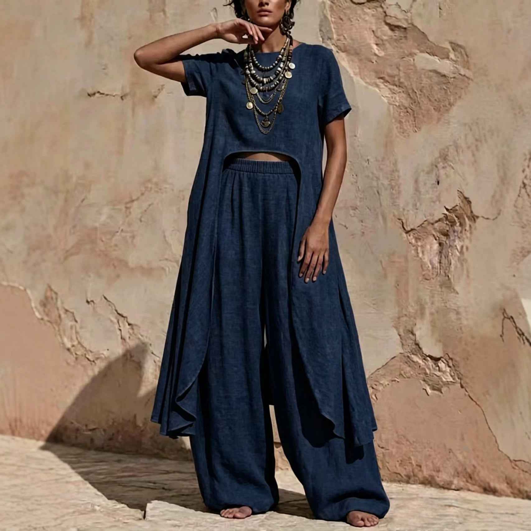 Womens Irregular Casual Set