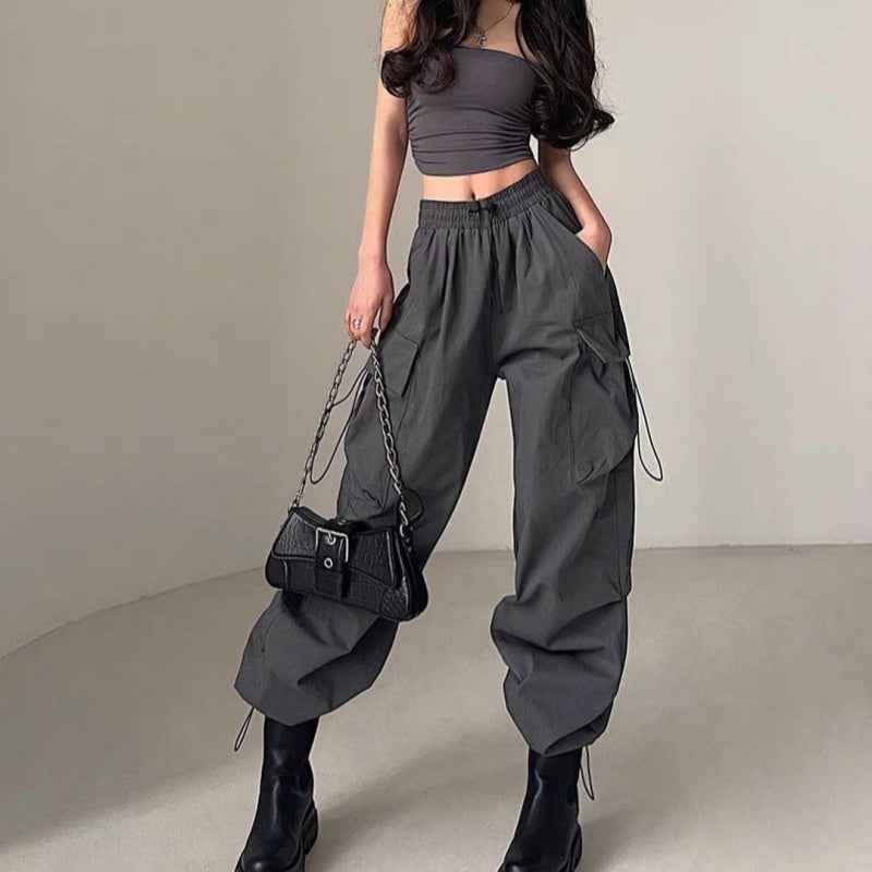Women's Cargo Pants — Loose Fit Streetwear Trousers