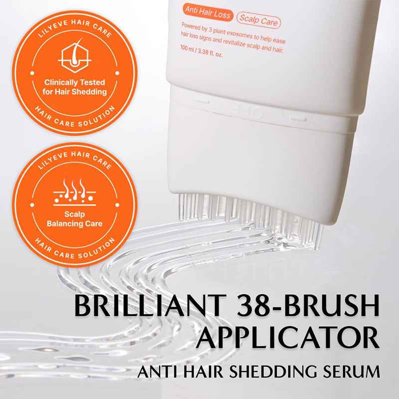 Hair Care Serum with Built-in Brush Applicator