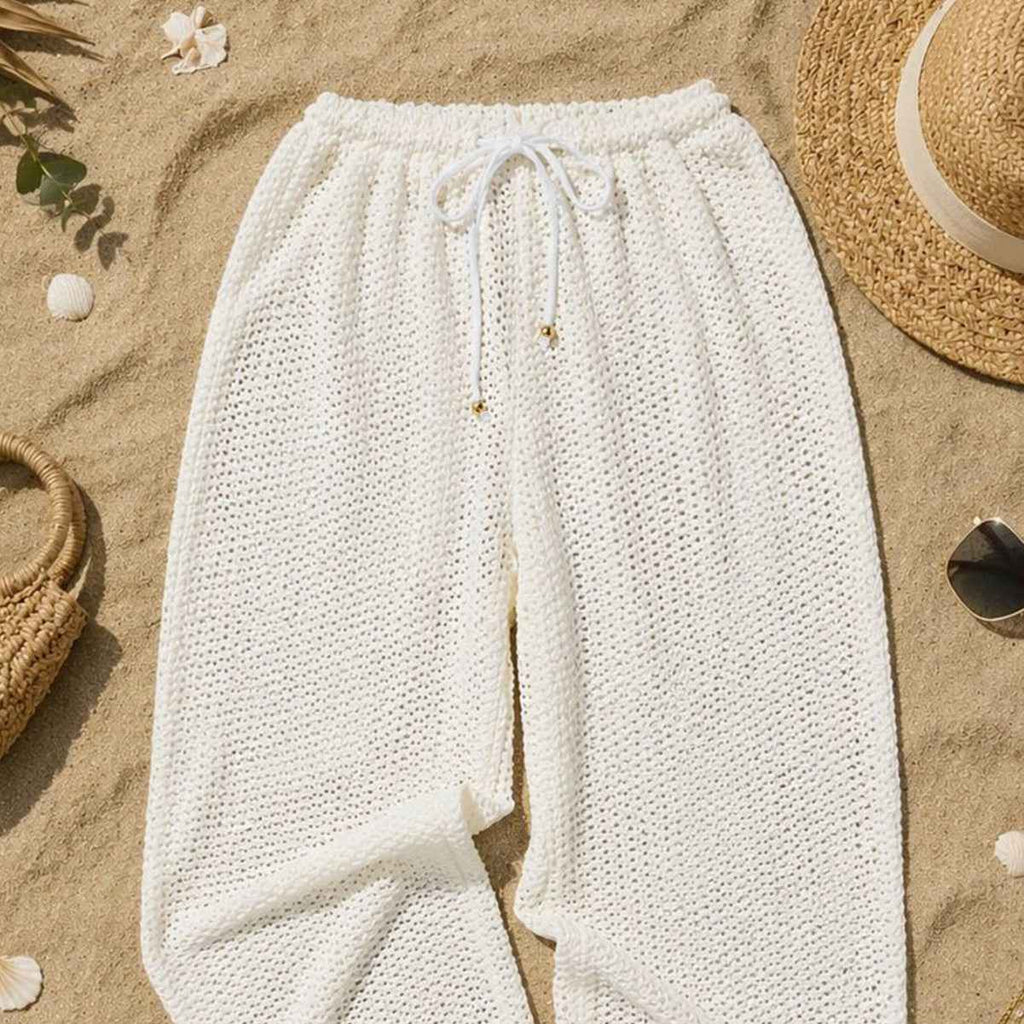 New Semi-transparent Floor-length Trousers