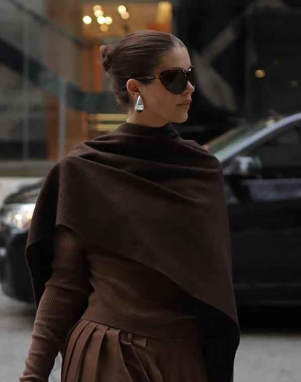 Fashionable Shawl-collar Turtleneck Coat For Women