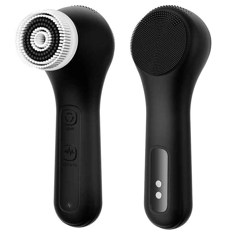 Silicone Facial Cleansing Device – 5-Speed Vibration & Negative Ion Massager