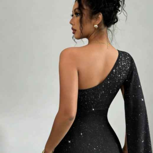 Elegant Waist-cinching Dress For Women