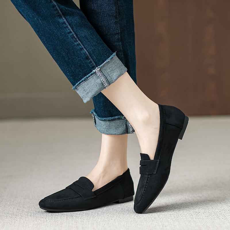 Retro French Style Versatile Loafers