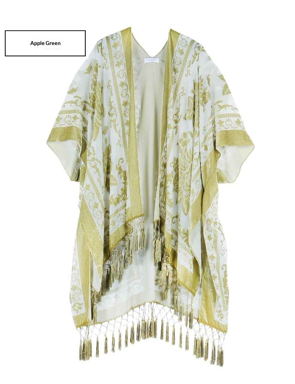 Bohemian Fringed Shawl – Handmade Long Wrap, 19 Colors