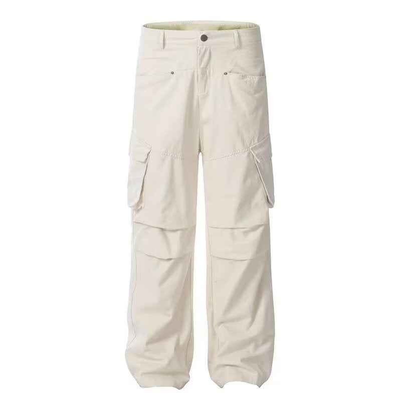 Loose-fit Pleated Paratrooper-style Niche Outdoor Tactical Pants