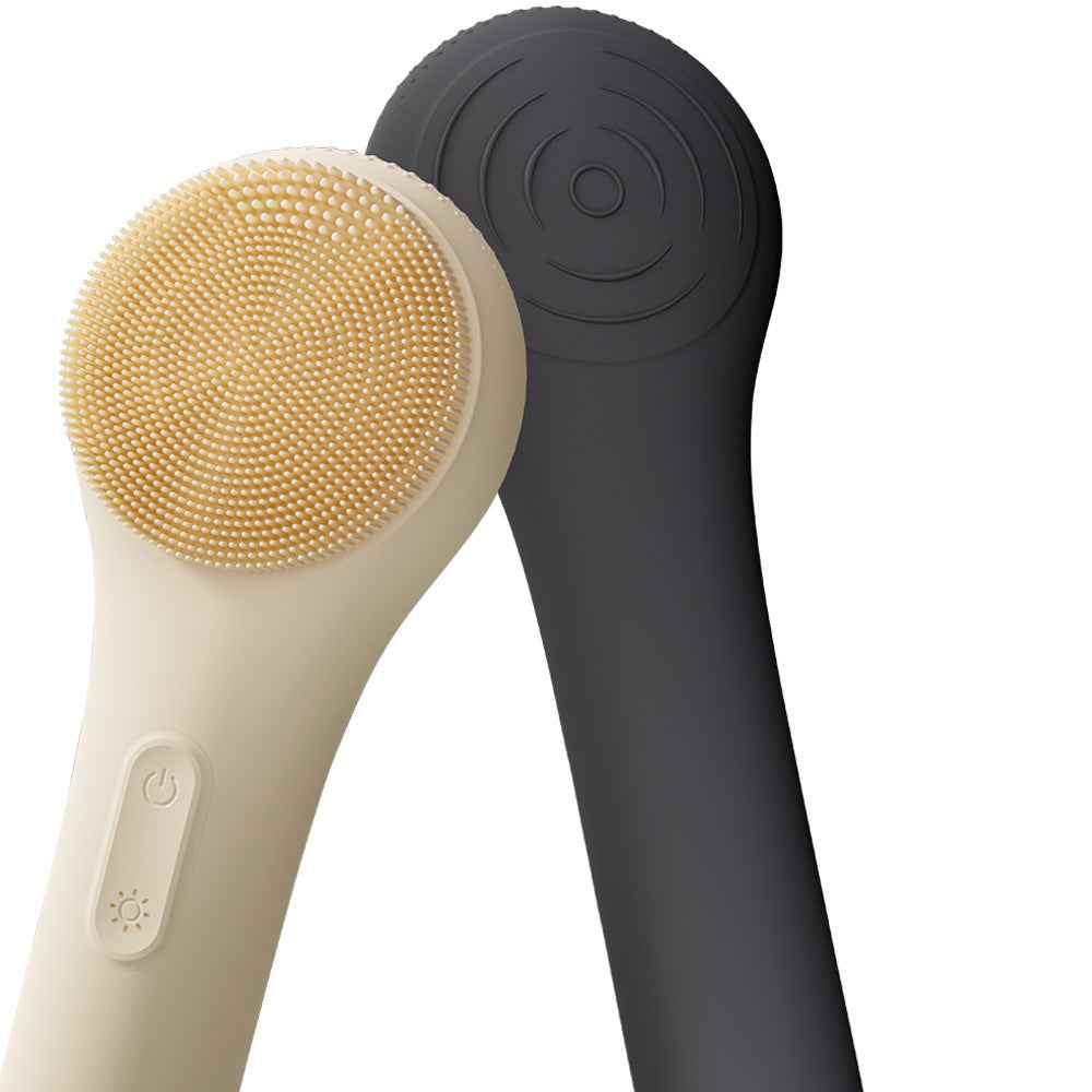 Ultrasonic Silicone Facial Cleanser – Deep Cleanse, Massage & Warm Compress