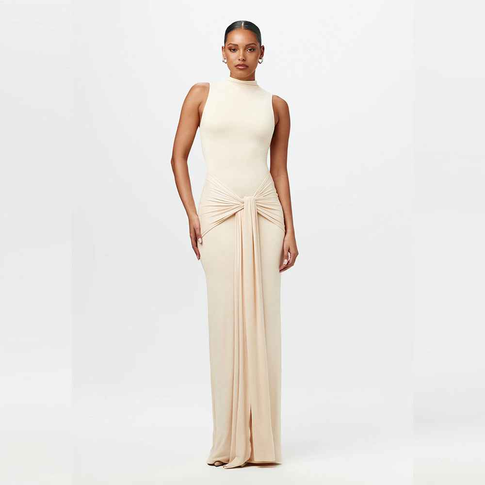 Women's Sleeveless High-Waist Bandage Bodycon Dress