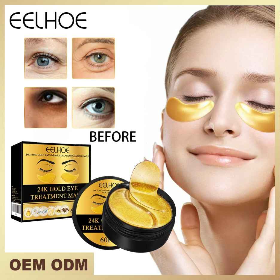 24K Gold Under-Eye Masks – 60 pcs