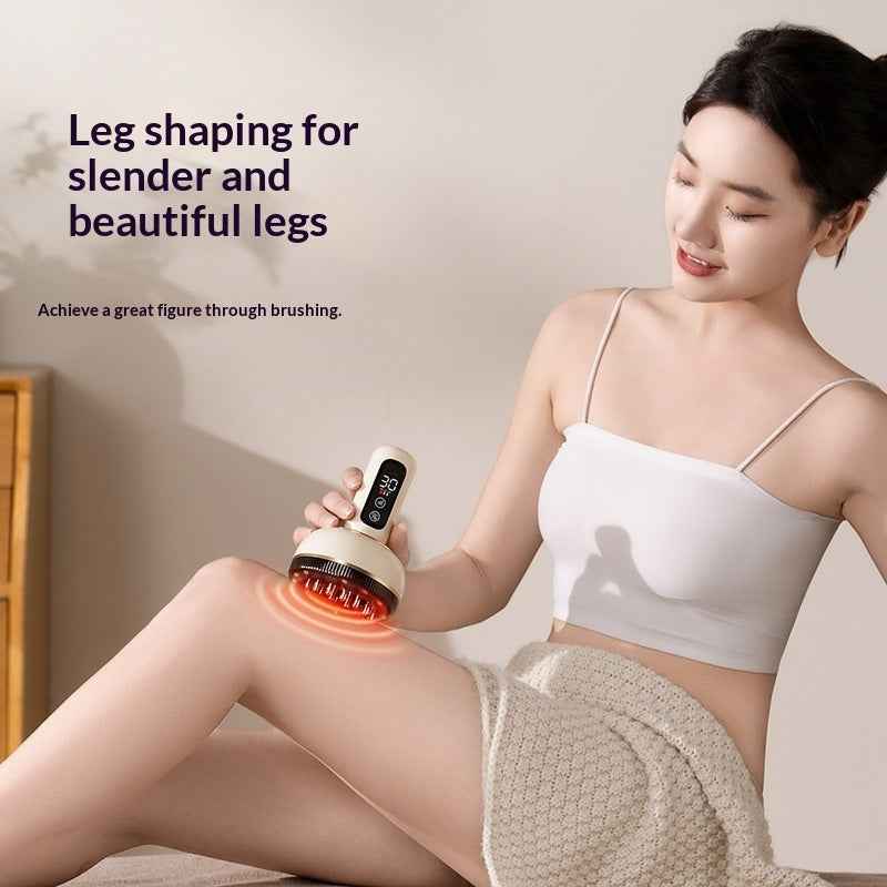 Electric Meridian Brush EMS Pulse Massager For Shoulder And Neck Relief