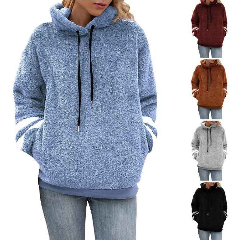 Women's Fleece Pullover Hoodie with Pockets