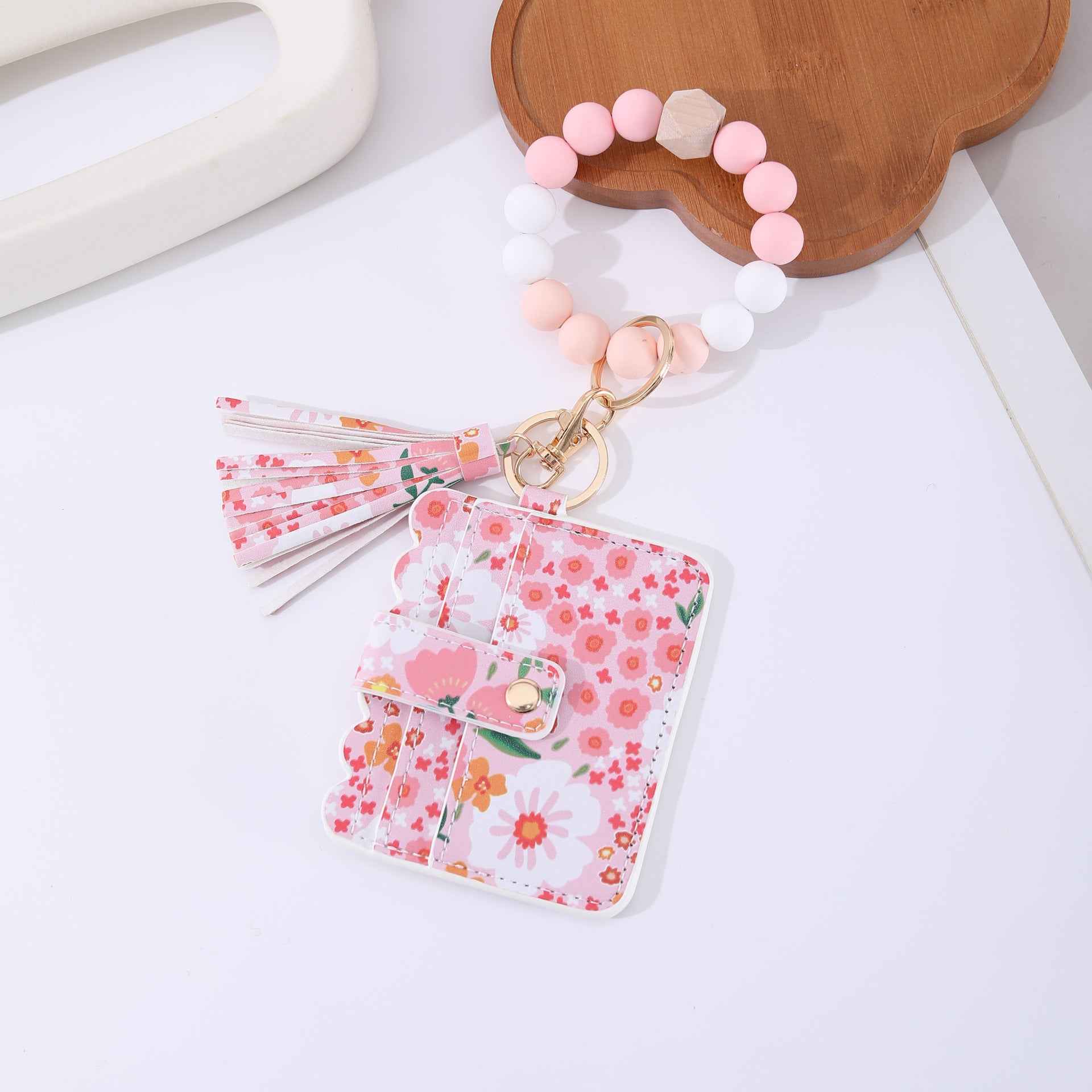 Women's Silicone Mini Wallet Keychain